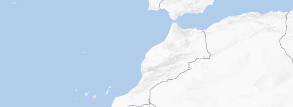 Map of Atlantic Coast of Morocco