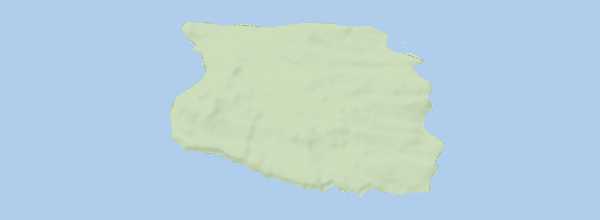 Map of Santa Fé (Galapagos)
