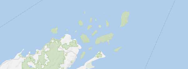 Map of Apostle Islands National Lakeshore