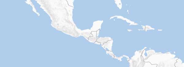 Map of Central America