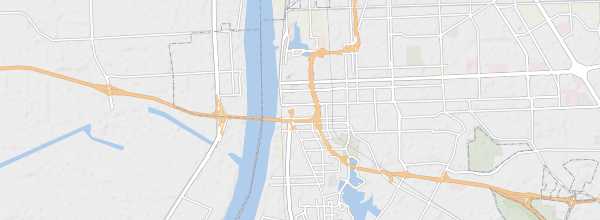 Map of Baton Rouge
