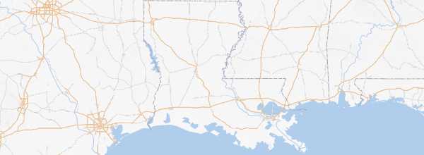 Map of Louisiana