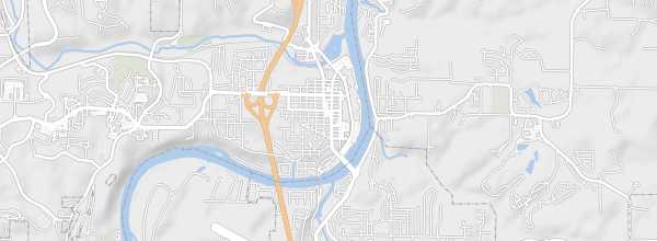 Map of Branson