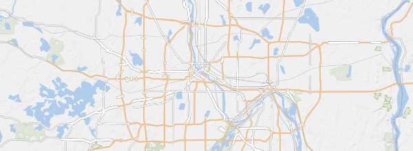 Map of Minneapolis–Saint Paul