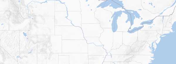 Map of Midwest and the Great Plains