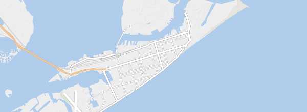 Map of Galveston