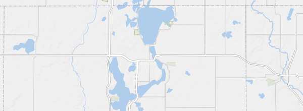 Map of Iowa Great Lakes