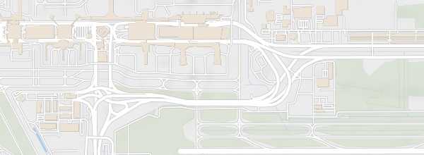 Map of George Bush Airport