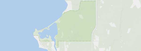 Map of Grand Beach Provincial Park