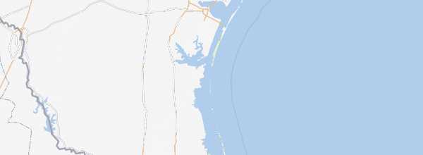 Map of Padre Island