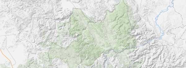 Map of Sierra Gorda