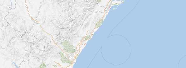 Map of Costa del Azahar