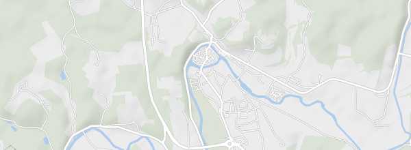 Map of Brantôme in the Périgord