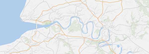 Map of Normandy Seine Loops Natural Park