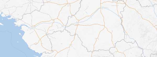 Map of Indre-et-Loire
