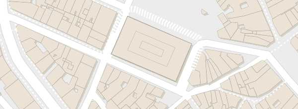 Map of Central Markets (Limoges)