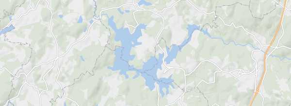 Map of Lake Saint-Pardoux
