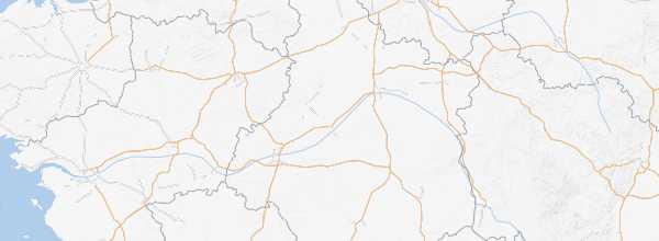 Map of Loir-et-Cher