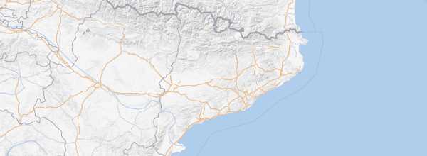 Map of Catalonia
