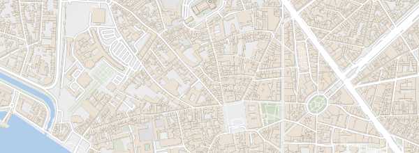 Map of Old Toulouse