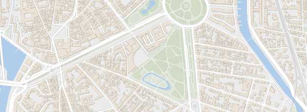 Map of Toulouse Botanical Garden