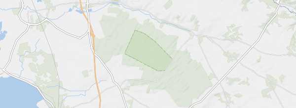 Map of Crécy Forest
