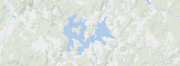 Map of Lake Vassivière