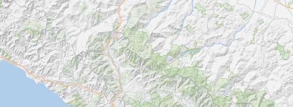 Map of Tuscan-Emilian Apennines National Park