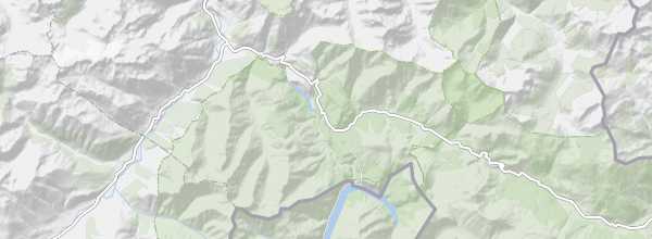 Map of Swiss National Park