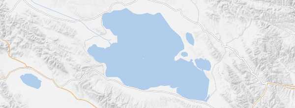 Map of Qinghai Lake