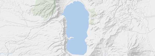Map of Lake Maninjau