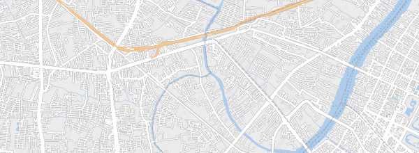 Map of Bangkok Khlongs