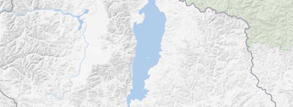 Map of Lake Khovsgol