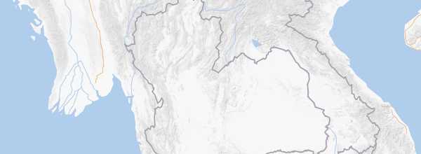 Map of Northern Thailand and Isan