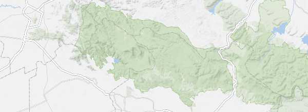 Map of Khao Yai National Park
