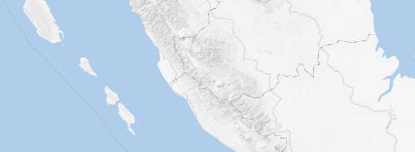 Map of Kerinci Seblat National Park