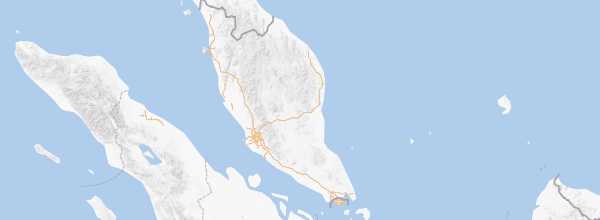 Map of Peninsular Malaysia