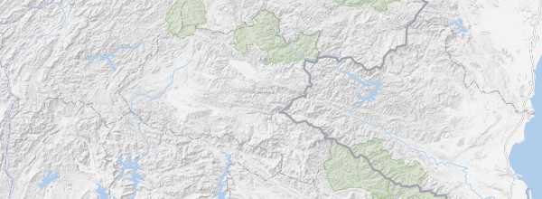 Map of Annamite Mountains