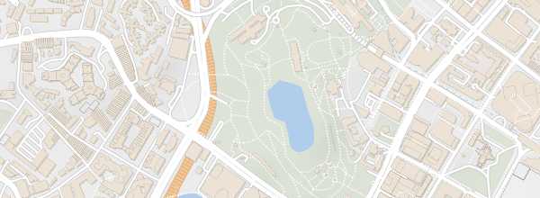Map of Fort Canning Park