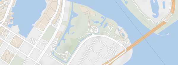 Map of Gardens by the Bay
