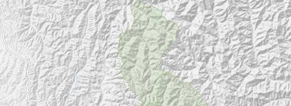 Map of Jiuzhaigou Valley Nature Reserve