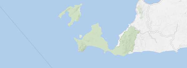 Map of Ujung Kulon National Park
