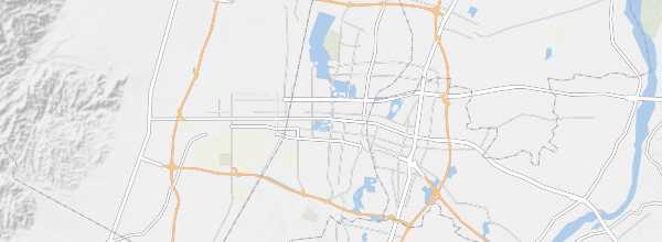 Map of Yinchuan