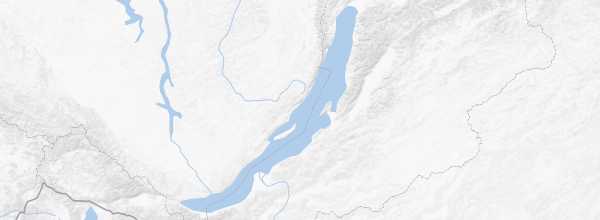 Map of Lake Baikal