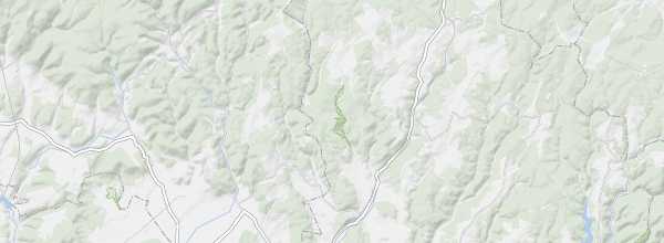Map of Thuringian Forest