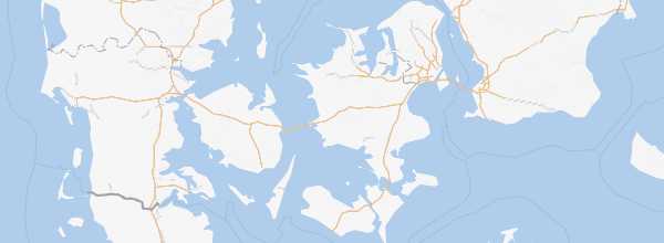 Map of Danish Islands