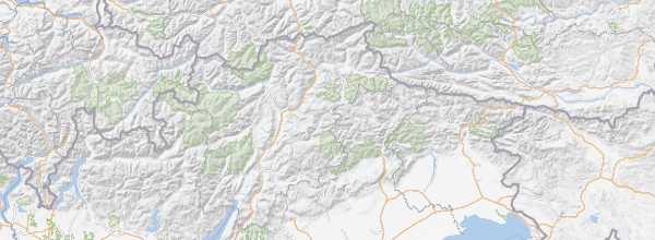 Map of Dolomites