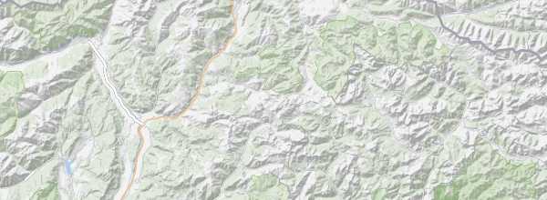 Map of Val Gardena Valley