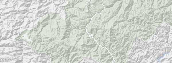 Map of Shennongjia Nature Reserve