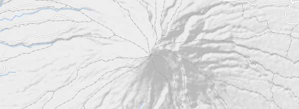 Map of Mount Merapi